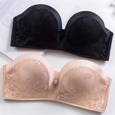 Beforw Summer Seamless Bra Strapless Push Up Bras For Women Wire Free Sexy Lace Invisible Bra
