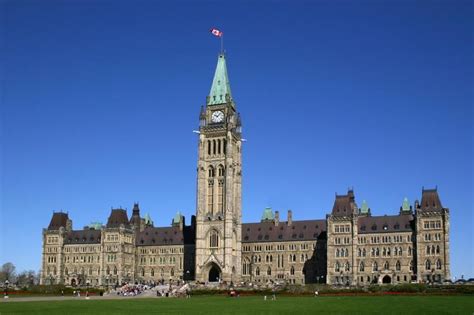 Canadian Parliament Building Parliament Of Canada Ottawa Capital Of
