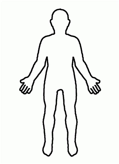 Search through 623,989 free printable colorings at getcolorings. Person Outline Coloring Page - Coloring Home