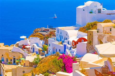 Most Beautiful Greek Islands Santorini Island