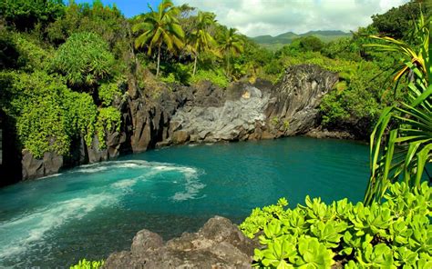 Lagune Maui Hawaii Paysage Naturel écran Fond Décran 1440x900