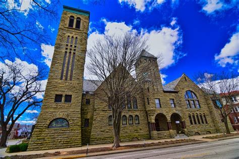 Historic First Presbyterian Church Decatur Il Stock Image Image Of