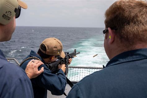 Dvids Images Uss Charleston Conducts Live Fire Exercise In The Bay