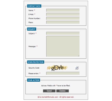 24 Amazing Html Contact Forms You Can Download Right Now