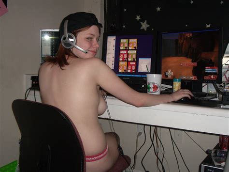 Naked Teens Playing Video Games