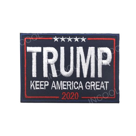 3d Embroidery Patch Trump Keep America Great 2020 Morale Patch Military
