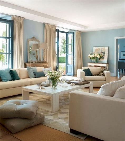 15 Extraordinary Aqua Blue Living Room Design That Looks
