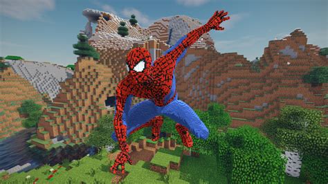 Minecraft Spider Man Build Schematic 3d Model By Inostupid Bea8db9