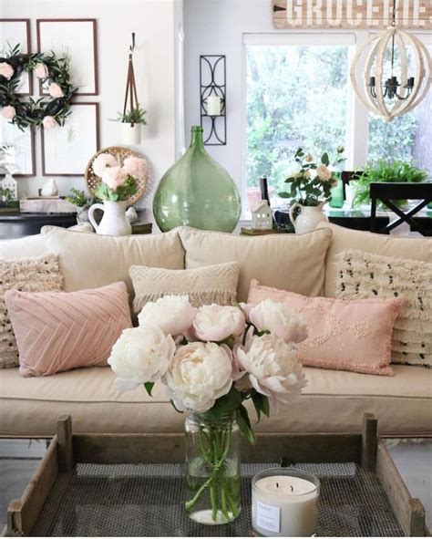 33 Inspiring And Beautiful Spring Decor For Living Room Summer Living