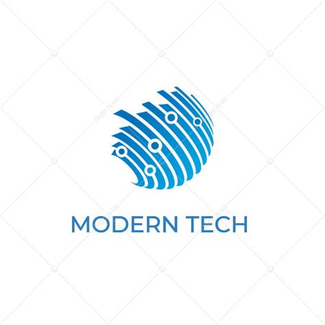 Modern Tech Logo Logo Is Us