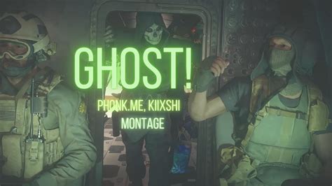Ghost Phonkme Kiixshi Call Of Duty Montage Youtube