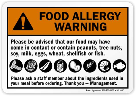 Food Allergy Warning Signs