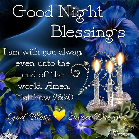 Good Night Blessings Good Night Blessings Good Night Prayer Night