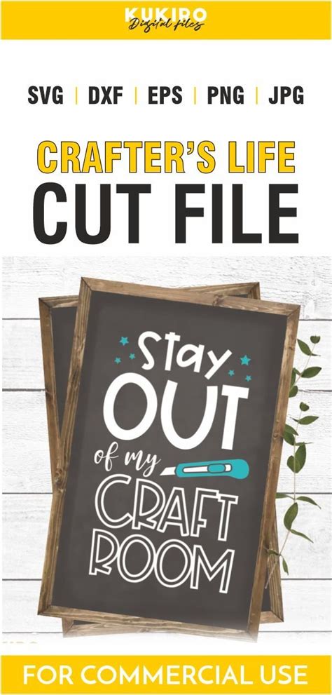 You can upload svg files straight into cricut design space, or you can use upload images and convert svg files allow your cricut to read where it needs to perform different activities (for example, where to cut). Stay out of my craft room SVG - Crafter's life sayings ...