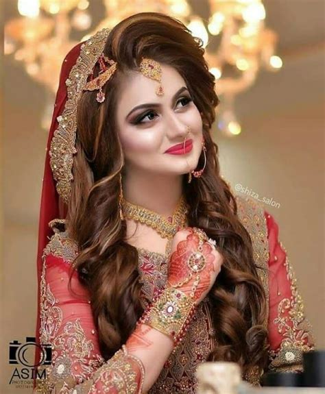 follow me mãđhű pakistani bridal hairstyles bridal makeover pakistani bridal makeup