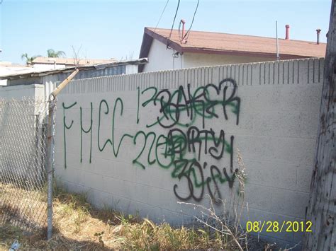 Crip Gangs Graffiti Original Front Hood Compton Crip