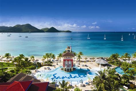 Sandals Saint Lucia Stay At One And Play At Three Brides Travel
