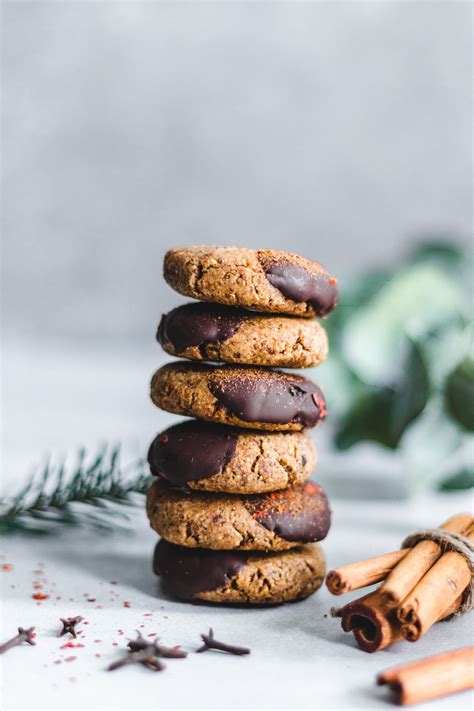 Spiced Chocolate Chestnut Cookies Spiced Chocolate Christmas Baking