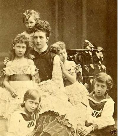 Alexandra Princess Of Wales With Her Children Prince Eddie King