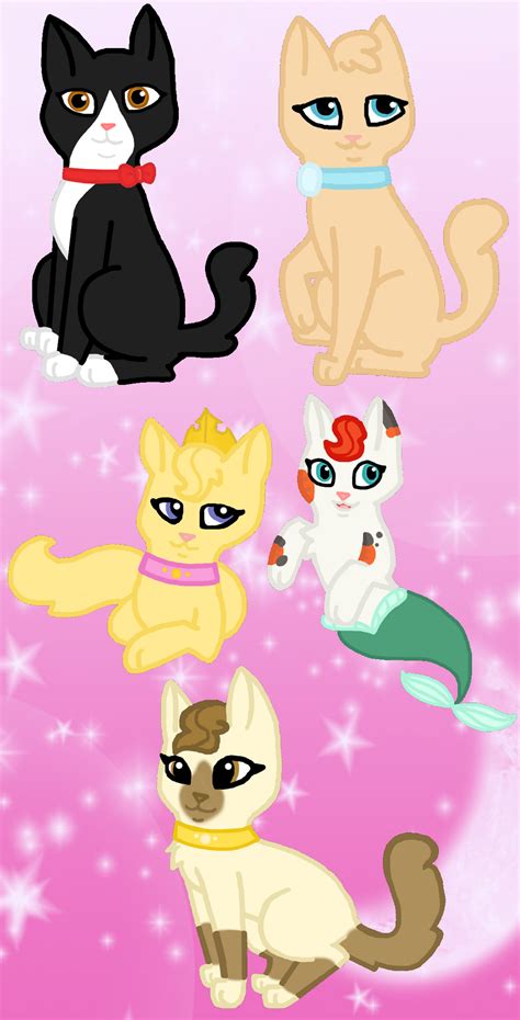 Disney Princesses As Cats Part 1 By Cookiecandycat On Deviantart