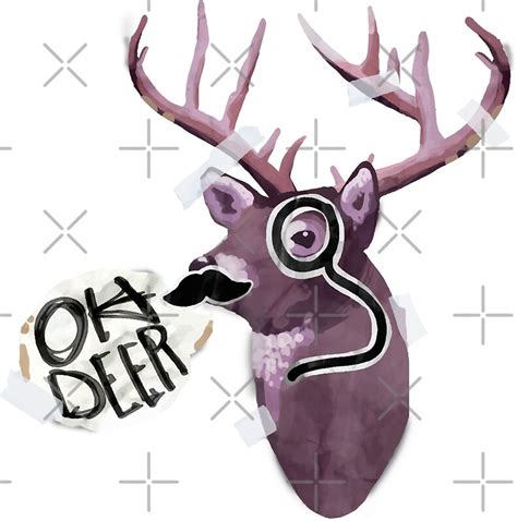 Oh Deer Stickers By 2sists4bros Redbubble
