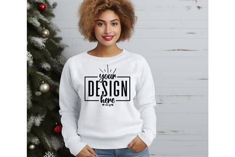 Christmas Sweatshirt Mockups Graphic By Designser Riborna · Creative