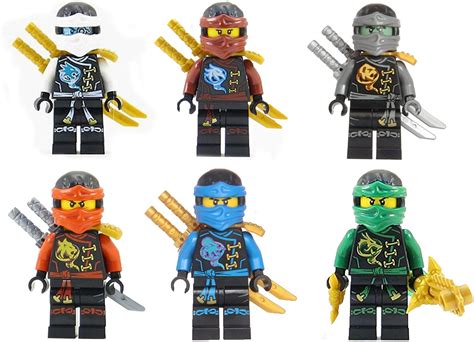 Lloyd Jay Cole Zane Kai And Nya Lego Ninjago Masters Of Spinjitzu