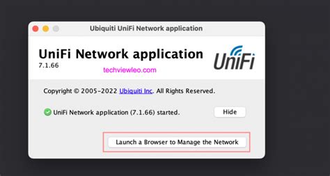 How To Install UniFi Network Application On MacOS TechViewLeo