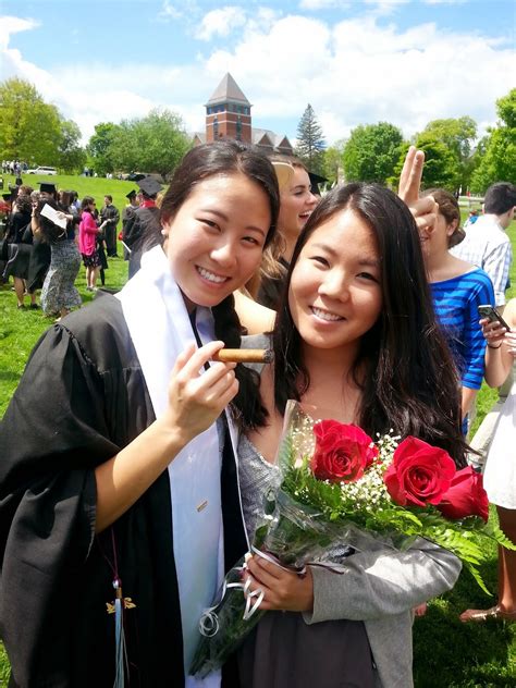 Never let the flame touch the cigar, slowly puff on the cigar while rotating it around the flame. College Students Graduation Cigar Smoking - The CigarMonkeys