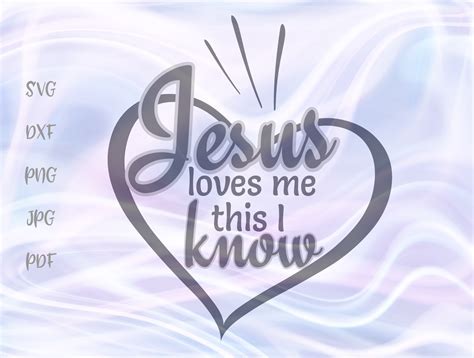Jesus Loves Me This I Know Graphic By Digitals By Hanna · Creative Fabrica
