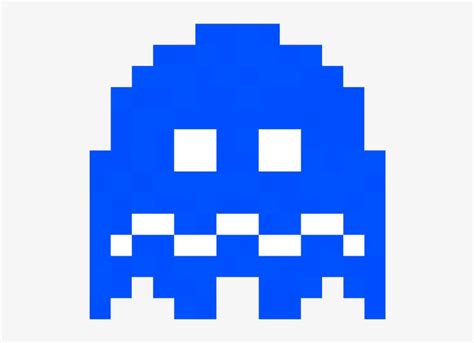 Download Scaredghost Pacman 8 Bit  Transparent Png Download