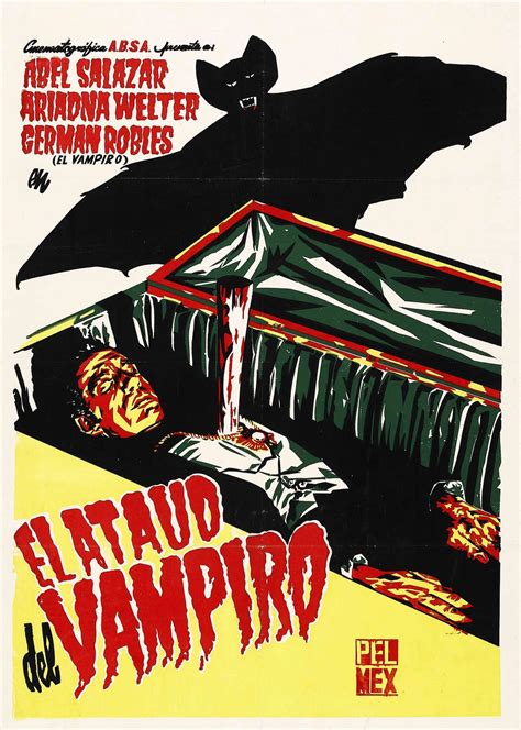The Vampires Coffin Mexico Movie Posters Vintage Horror Posters
