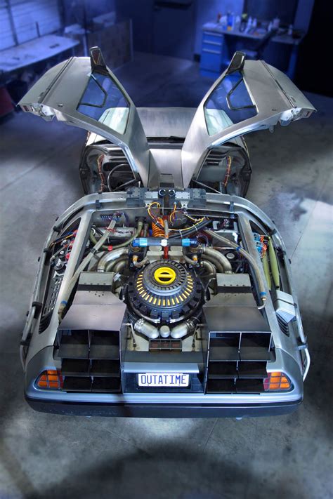 Original Delorean Time Machine From Back To The Future Heading To
