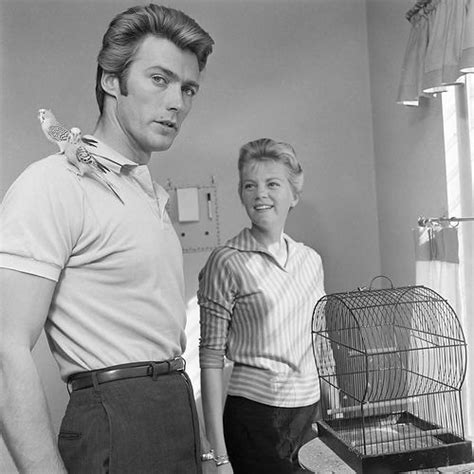 Clint Eastwood and his wife Maggie Johnson, October 1, 1959 | Gran