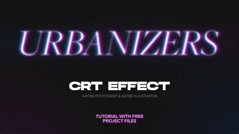 Crt Effect In Adobe Photoshop And Adobe Illustrator