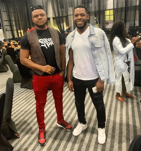 Clipkulture Ken Erics And Bbnaijas Frodd In Casual Outfits For Amaa