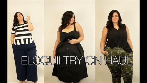 Plus Size Fashion Try On Haul Eloquii Lots Of Styling Tips Super Chatty Youtube