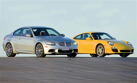 Mercedes sl 65 amg vs bmw m3 ess vs porsche 911 turbo; 2009 Porsche 911 Carrera vs. 2009 BMW M3