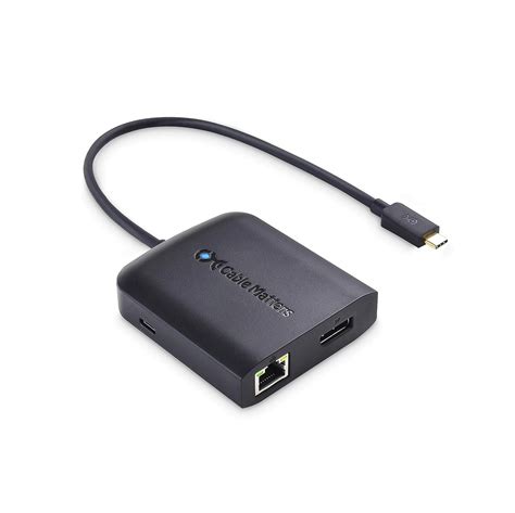 Cable Matters Usb C To 4k 60hz Displayport Multiport Adapter With 2 X