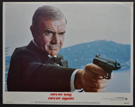 Unknown James Bond 007 Never Say Never Again Original Lobby Card