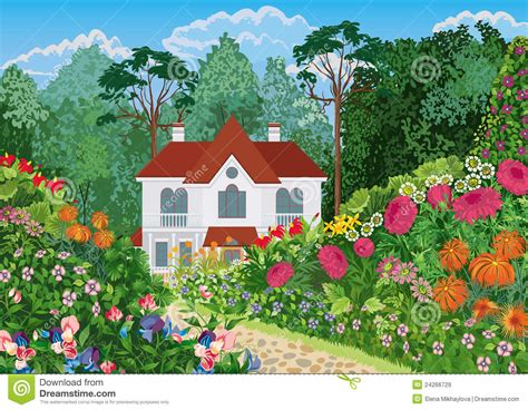 Kaufen sie haus & garten jetzt zum kleinen preis online auf lightinthebox.com! Haus Im Garten Lizenzfreie Stockbilder - Bild: 24266729
