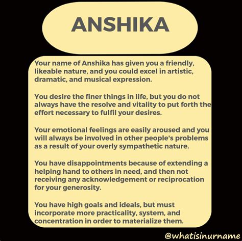Anshika Name Meaning Names With Meaning How To Be Likeable Self