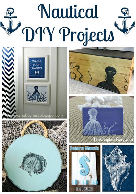 18 Nautical Diy Projects The Graphics Fairy