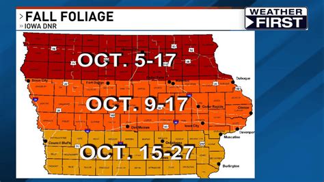 Dnr Releases The Best Time To View Fall Colors In Iowa Kgan