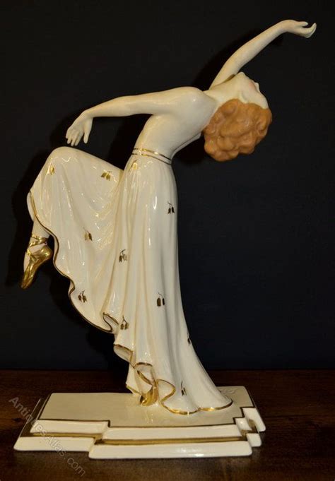 Goldscheider rare wien art deco figurine schreitende dame mit hut ca 1940. Exquisite Figurine Art That Will Make You Want To Start ...