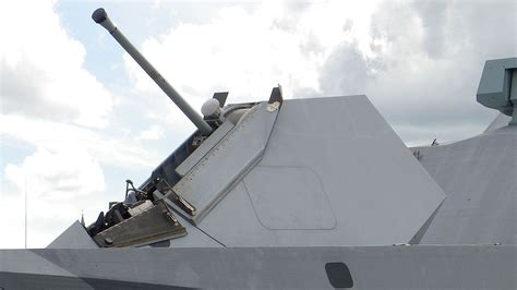 Navys First Stealthy Zumwalt Class Destroyer Photographed With 30mm