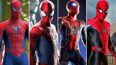 All The Different Spiderman Suits