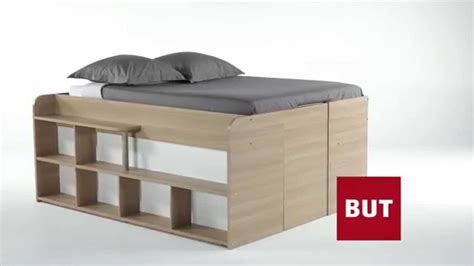 Le lit escamotable 2 places fait partie des produits appréciés pour dégager de l'espace au sol. Lit relevable avec rangement - sofag