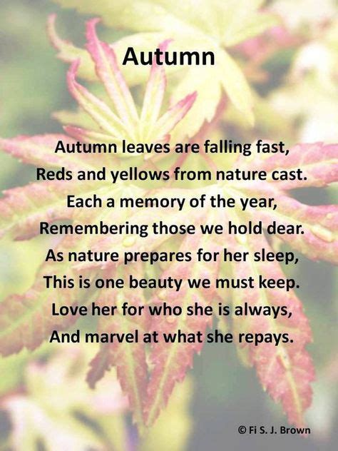 17 Beautiful Autumn Quotes And Poems Ideas Autumn Quotes Autumn