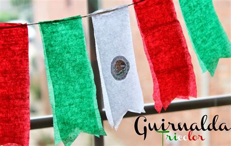 Guirnalda Tricolor para Celebrar la Independencia de México